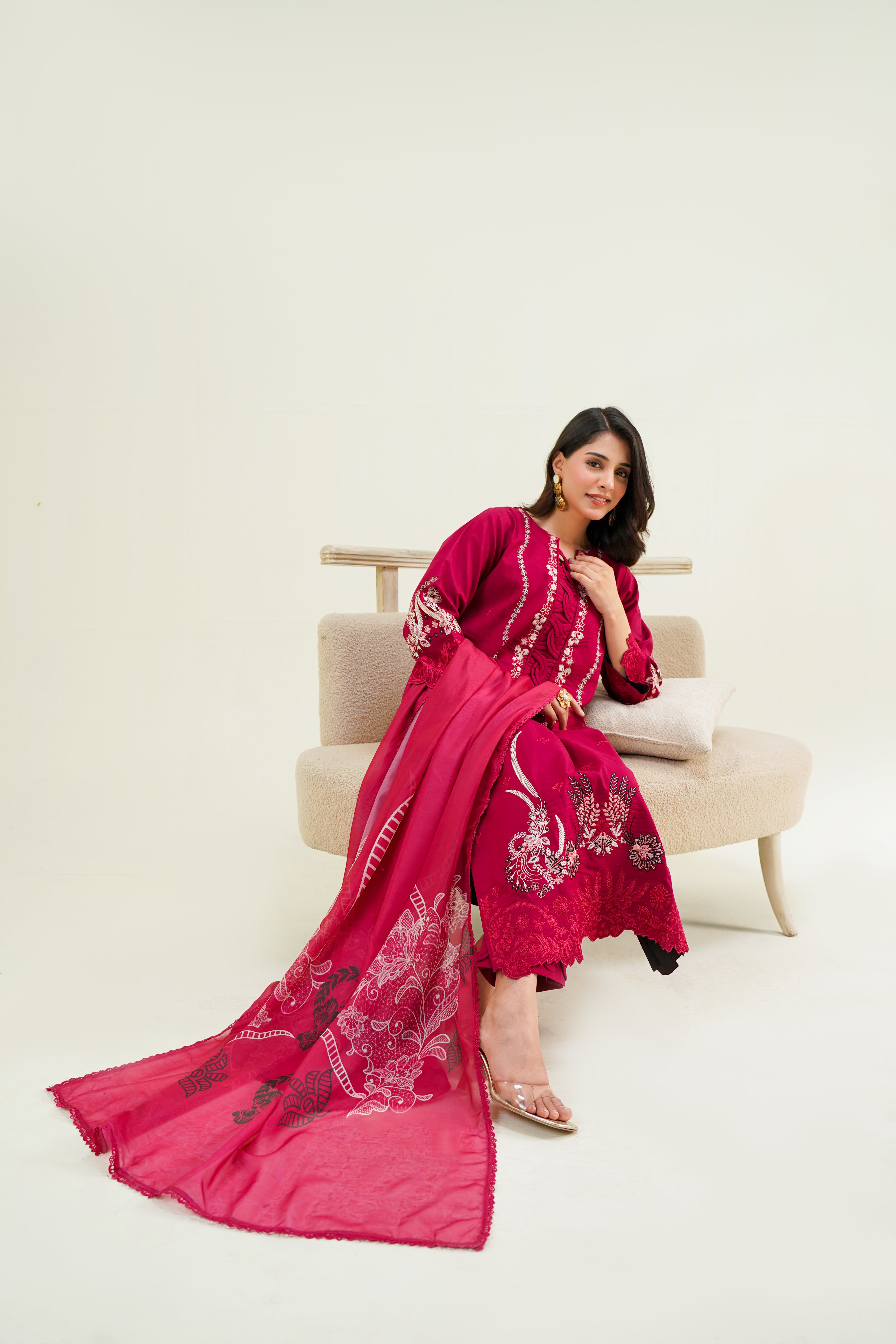 Hot Pink'26 Luxury Lawn
