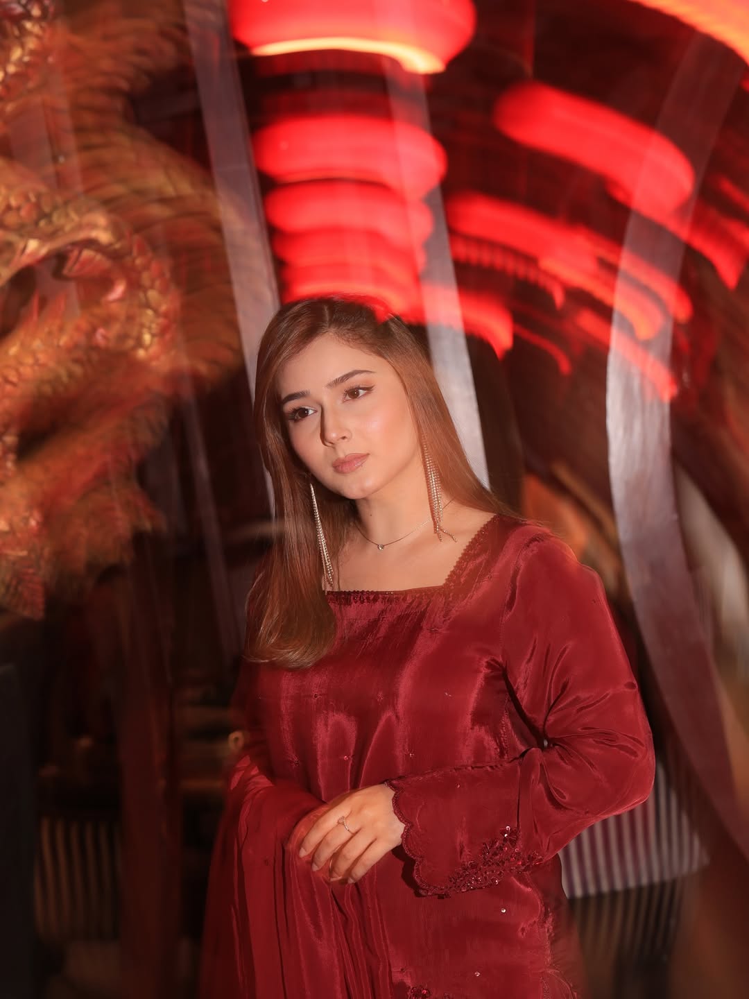 Maroon wine